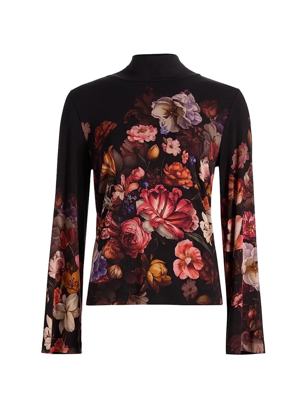 NWT Johnny Was Janie Favorite Flare Sleeve Floral Blouse Medium